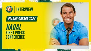 Nadal first press conference  RolandGarros 2024 [upl. by Eliathan]