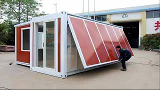 China Expandable container house 10 minutes one house [upl. by Ttreve492]