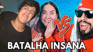 BATALHA Ã‰PICA REACT  Gabriel e Shirley Vs Mussa  Batalha de Youtubers [upl. by Issej]