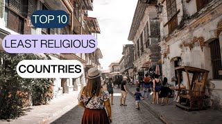 Top 10 Least Religious Countries [upl. by Naashar]