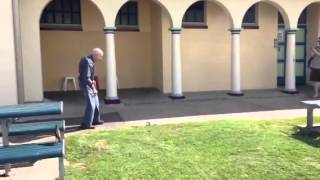 Funny old man kicks a venomous Eastern Australian Brownsnake right in the face Must see Original [upl. by Favian914]