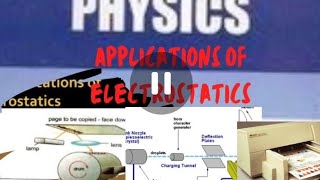 Applications of electrostaticsxerographyinkjet printerchapter 12physics 12th2023physics studio [upl. by Siugram]