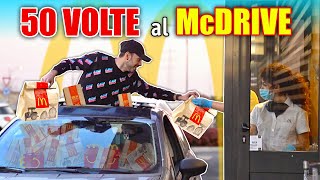 50 VOLTE al McDRIVE di SEGUITO per Davvero [upl. by Ahsaele]