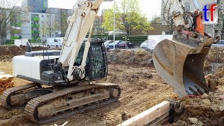 SHOVEL HITACHI Zaxis 2905 Triple Boom mit Tief amp Hochlöffel Winnenden Germany 10042018 [upl. by Ulysses]