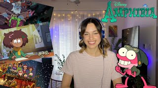 Amphibia S03 E09 Froggy Little Christmas Reaction [upl. by Eadnus]