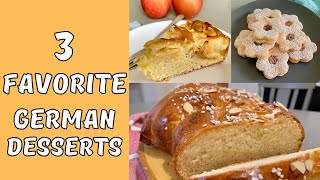 3 Best German Dessert Recipes [upl. by Aglo]