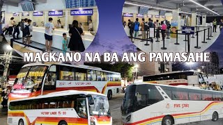 MAGKANO NA BA ANG PAMASAHE SA VICTORY LINER AT FIVE STAR BUS  VICTORY LINER TERMINAL MALA AIRPORT [upl. by Maltzman290]