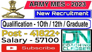 September govt Job MES Military Engineering Services all India Govt job [upl. by Kaile]