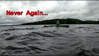 Worst trip ever Strong Winds continue 7 Day Canoe paddling Adventure Northwestern Ontario [upl. by Errot]