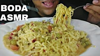 ASMR INDOMIE MI GORENG VEGETABLES MUKBUNGNO TALKING EATING SOUNDBODA ASMR [upl. by Anitnegra]