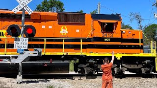 Marquette Rail Northbound D704 6924 [upl. by Eeima961]