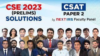 UPSC Prelims 2023 CSAT Paper 2 Discussion  NEXT IAS [upl. by Yllil242]