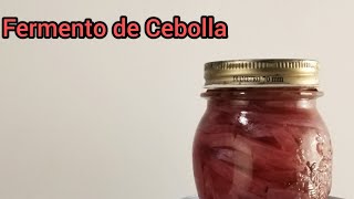 Como Fermentar Cebolla [upl. by Heater]