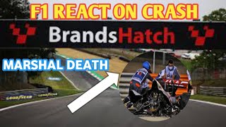 marshal killed in Brands Hatch crash  brands hatch crash [upl. by Calva511]