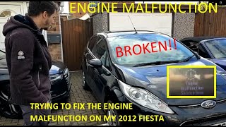 2012 Ford Fiesta Engine Malfunction Service Now Diagnosis Part 1 [upl. by Nathanael]