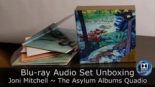 Unboxing Joni Mitchell  The Asylum Albums Quadio Set  Bluray Audio Stereo Quad and Atmos [upl. by Ycaj]