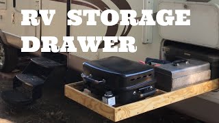 DIY RV Storage Drawer [upl. by Atneciv]