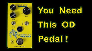 Best guitar pedal under 50 Mosky Audios LM741 OverDrive Preamp Distortion [upl. by Alyar]