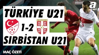 Türkiye U21 12 Sırbistan U21  MAÇ ÖZETİ Hazırlık Maçı  19112024 [upl. by Runkle]