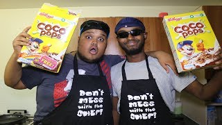 COOKING WITH CHUNKZ ft DARKEST MAN  HOW TO MAKE CEREAL [upl. by Leehar]