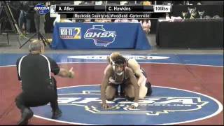 106 lbs Class 4A Match from the GHSA Individual Wrestling Championships [upl. by Donnell]