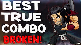 Brawlhalla Combos MOST INSANE True Combo  60 Damage Bow Combos [upl. by Oiruam]