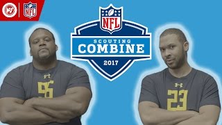 NFL Scouting Combine Spice Adams vs Scooter Magruder [upl. by Hartzell]