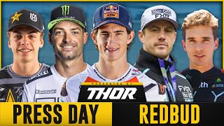 2024 RedBud Motocross  Press Day ft Sexton Tickle Nicoletti [upl. by Gustavus255]