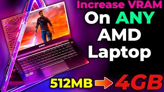 How To Increase VRAM On ANY AMD Laptop Even BIOS Locked Systems SmokelessUniversalAMDFormBrowser [upl. by Katie67]