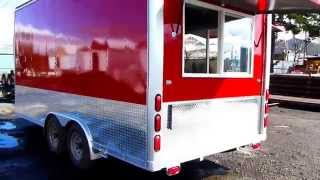 Food Trailer Custom Built Red [upl. by Nenerb347]