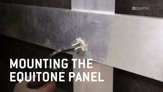 Mounting the EQUITONE Panels [upl. by Orvie743]