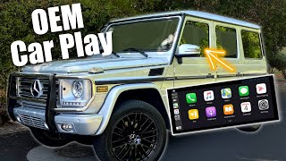 Install Apple Car Play Android Head Unit G550 G63 G Wagon [upl. by Yv]