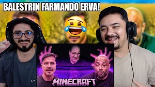 MAROMBAS FALANDO DE FARM NO MINECRAFT  BB100 Games  REACT [upl. by Atnauqal]