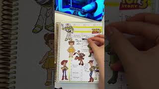 toystory disney planner paperview sticker notes planwithme [upl. by Akemot]