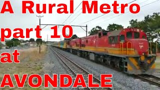 Stopping at AVONDALE  A Rural Metro Train in South Africa part 10  Train South Afica [upl. by Epuladaugairam]