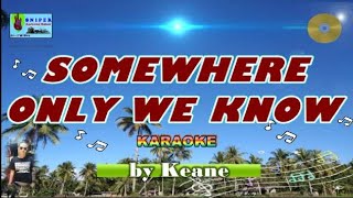 SOMEWHERE ONLY WE KNOW karaoke by Keane [upl. by Daria321]