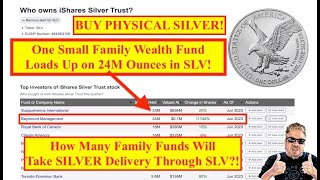 ALERT Silver is Ready to Run as One Family Wealth Fund Loads Up on 24M Ounces in SLV Bix Weir [upl. by Asirral]