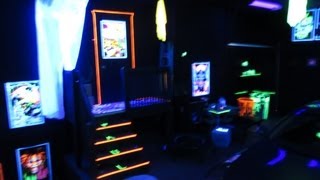 My Blacklight Garage Party Room [upl. by Dilan]