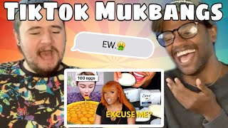 courtreezy TikTok Mukbangs are BIZARRE REACTION [upl. by Doownelg]