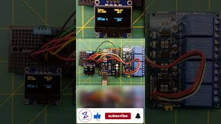 Relay control with DHT11 temperature and humidity sensor using Arduino with OLED arduino diy [upl. by Ev864]