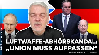 LUFTWAFFEABHÖRSKANDAL „Union muss aufpassen dass sie kein Chaos und Verwirrung stiftet“ [upl. by Esau]