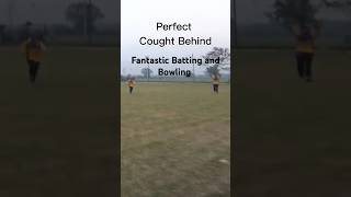 Batsman with 2 boundaries but bowler bounce back by taking his wicket caught behind gopro cricket [upl. by Cesaro938]