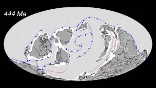 Plate Tectonics 750Ma to Today by CR Scotese [upl. by Monreal]