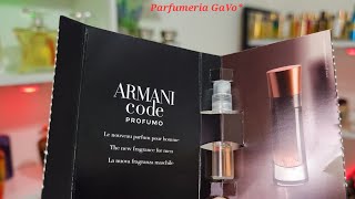 Armani Code Profumo  Parfumeria GaVo [upl. by Woolcott]