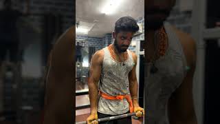 Day 40amp41 of BAJARANGABALI SANKALP  Pull and Shoulder workout andhrauniversity bodybuilding tfc [upl. by Jacobsen]