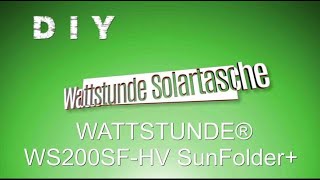 DIY  Montage Solarregler Victron 75 15 und Wattstunde Solartasche WS200 SF HV Sun Folder Plus [upl. by Bate]