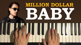 Tommy Richman  Million Dollar Baby Piano Tutorial Lesson [upl. by Eural]