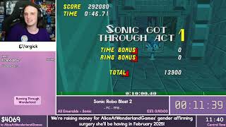 Sonic Robo Blast 2 All Emeralds  Sonic by Argick in 3626  Running Through Wonderland [upl. by Diet621]