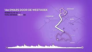 Parcours Dwars door de Westhoek 2024 [upl. by Karlan]