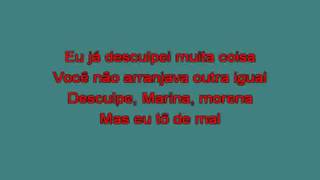 Dorival Caymmi Marina karaoke [upl. by Soirtimid]